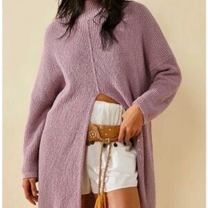 NWT Free People Beach Coco Sweater in Lilac